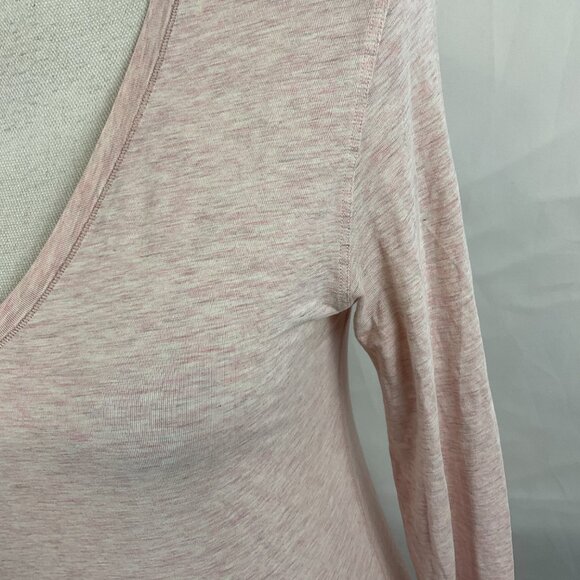 Lululemon Circadian Long Sleeve V-Neck Tee Heathered Mink Berry Pink Heather - Picture 6 of 12